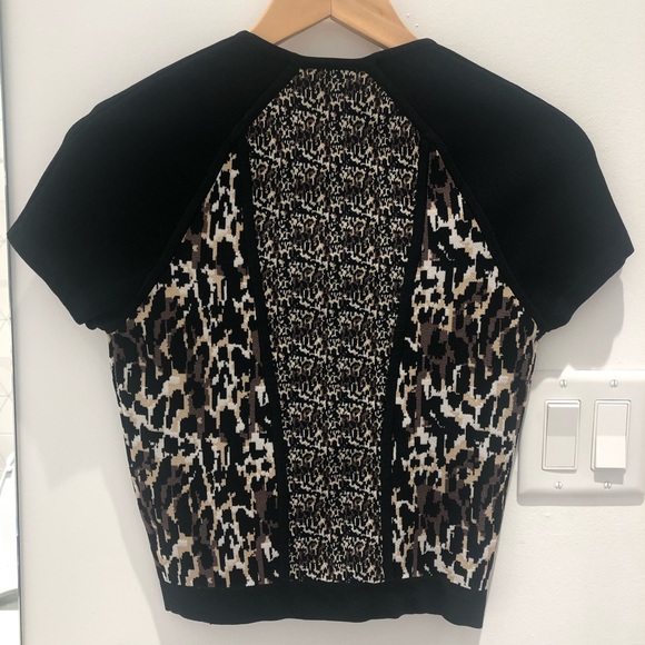 Parker Animal Print Knit Top - Picture 5 of 8